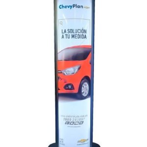 Tótem Led Curvo Doble Lado