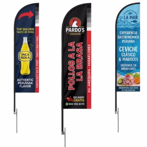 Banderola Publicitaria con Estaca