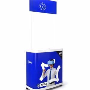 Stand PVC con ruedas